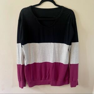 Striped Long Sleeve Sweater